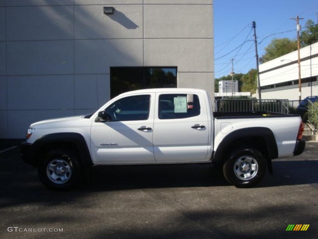 Super White Toyota Tacoma