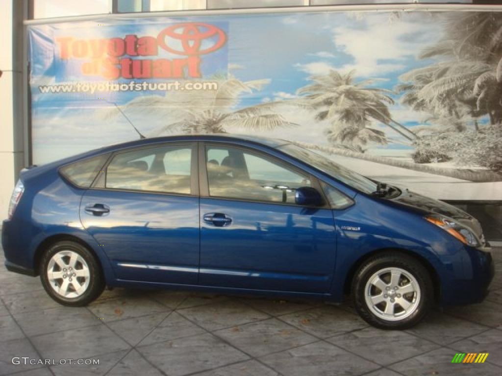 2008 Prius Hybrid - Spectra Blue Mica / Gray photo #1