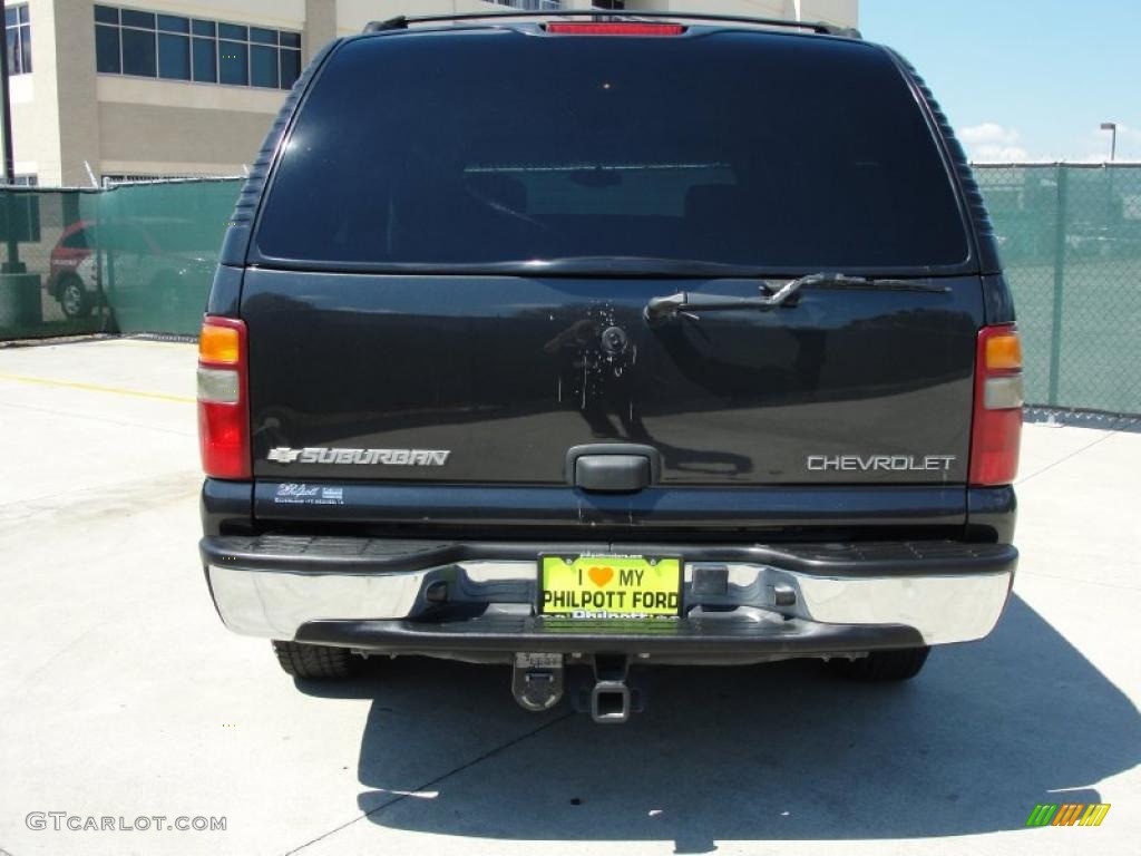 2003 Suburban 1500 LS - Dark Gray Metallic / Gray/Dark Charcoal photo #4