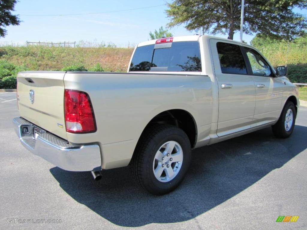 2011 Ram 1500 SLT Crew Cab - White Gold / Dark Slate Gray photo #3