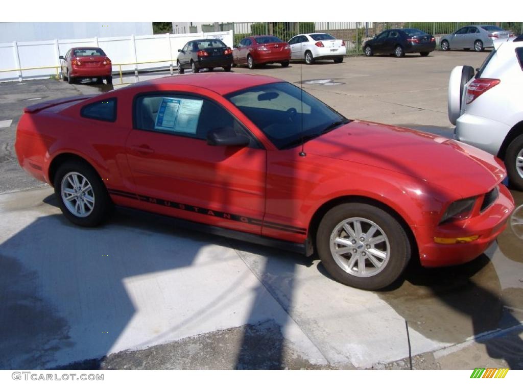 2008 Mustang V6 Premium Coupe - Torch Red / Light Graphite photo #1