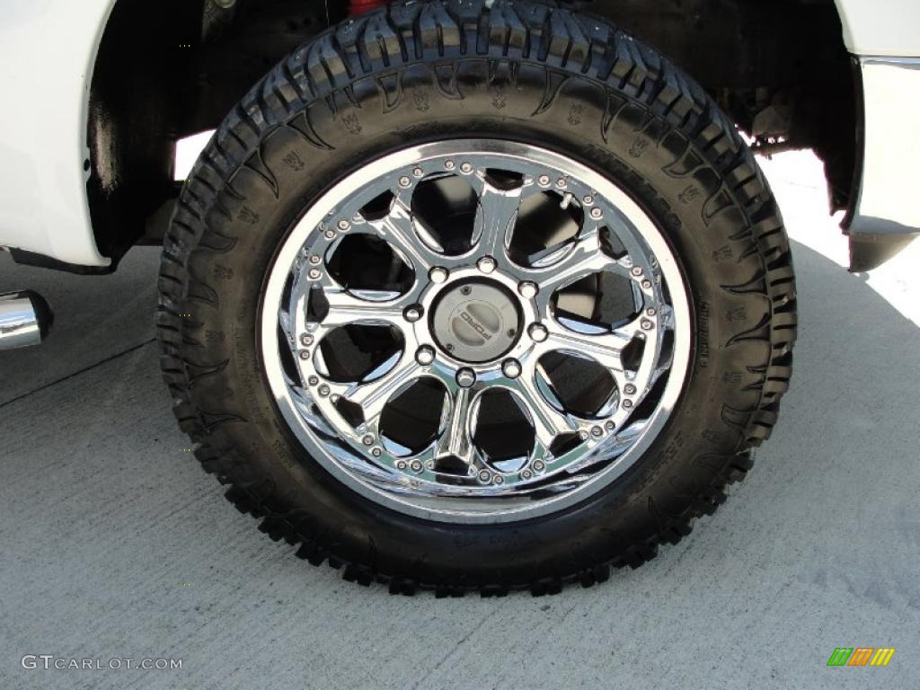 2005 F250 Super Duty XLT Crew Cab 4x4 - Oxford White / Tan photo #15