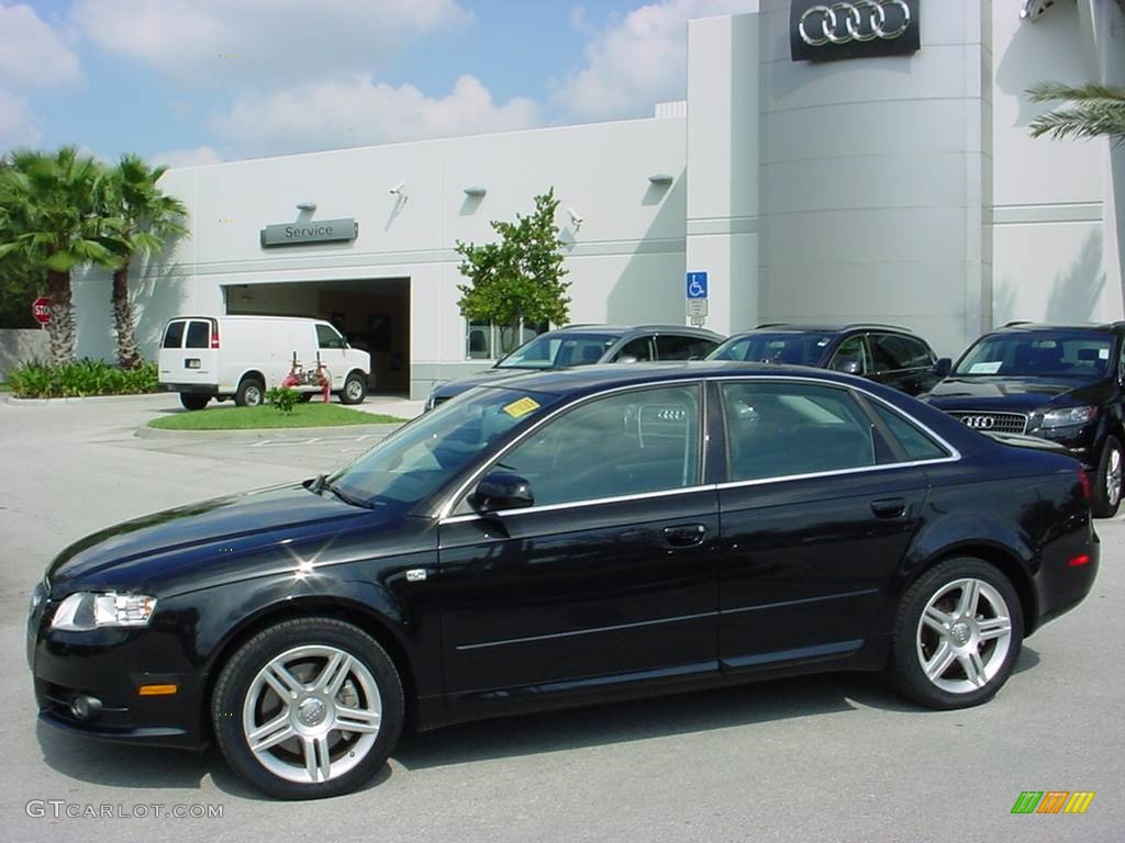 2008 A4 2.0T Special Edition Sedan - Brilliant Black / Black photo #2