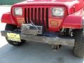 1995 Poppy Red Jeep Wrangler S 4x4  photo #12