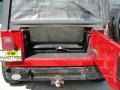 1995 Poppy Red Jeep Wrangler S 4x4  photo #32