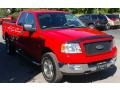 2005 Bright Red Ford F150 XLT SuperCab 4x4  photo #14