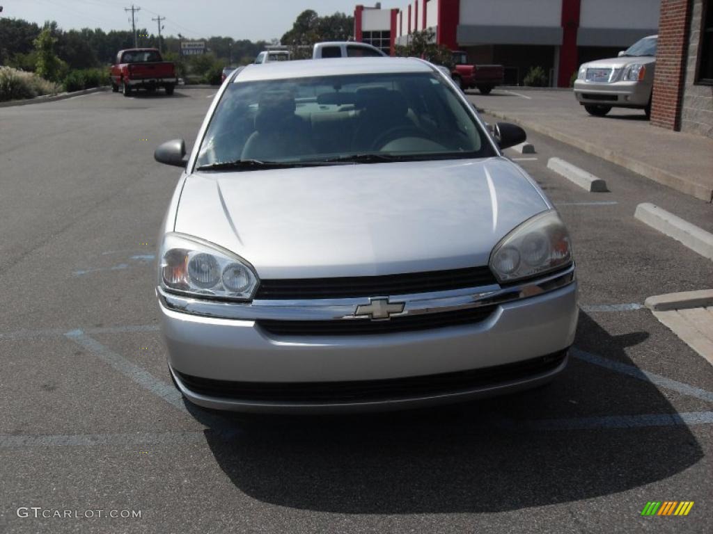 2005 Malibu LS V6 Sedan - Galaxy Silver Metallic / Gray photo #2