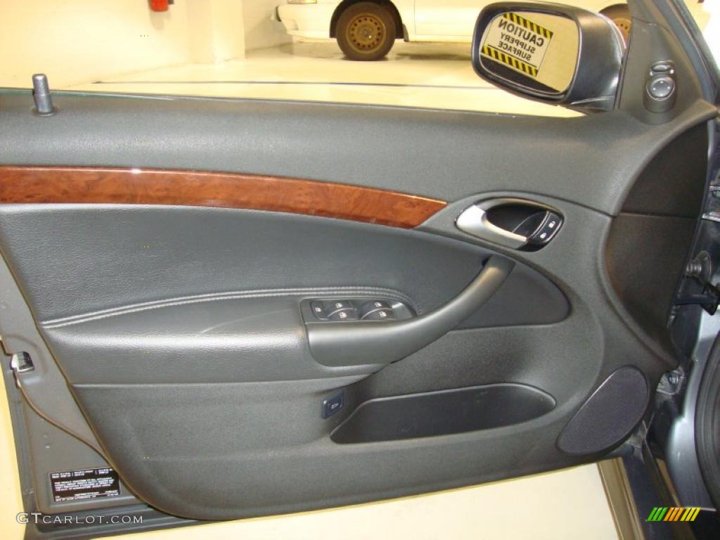 2008 Saab 9-3 2.0T SportCombi Wagon Black Door Panel Photo #36542532
