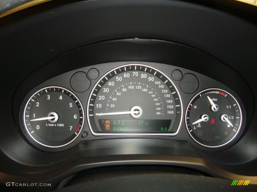2008 Saab 9-3 2.0T SportCombi Wagon Gauges Photo #36542776