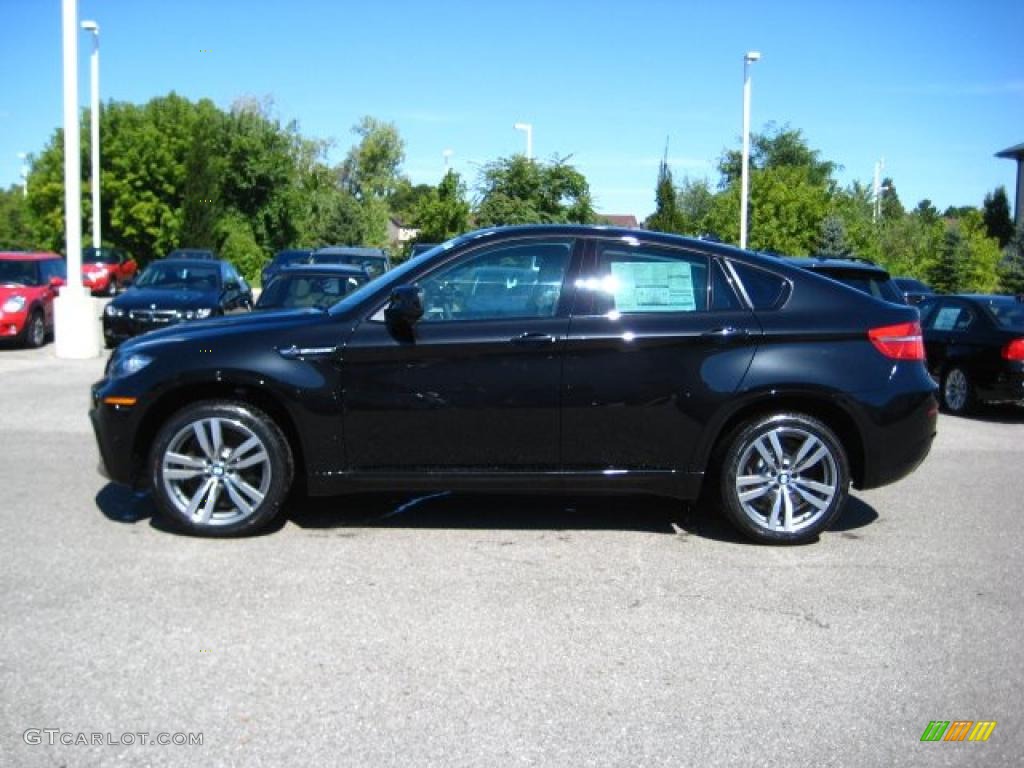 2011 X6 M M xDrive - Black Sapphire Metallic / Black Merino Leather photo #2