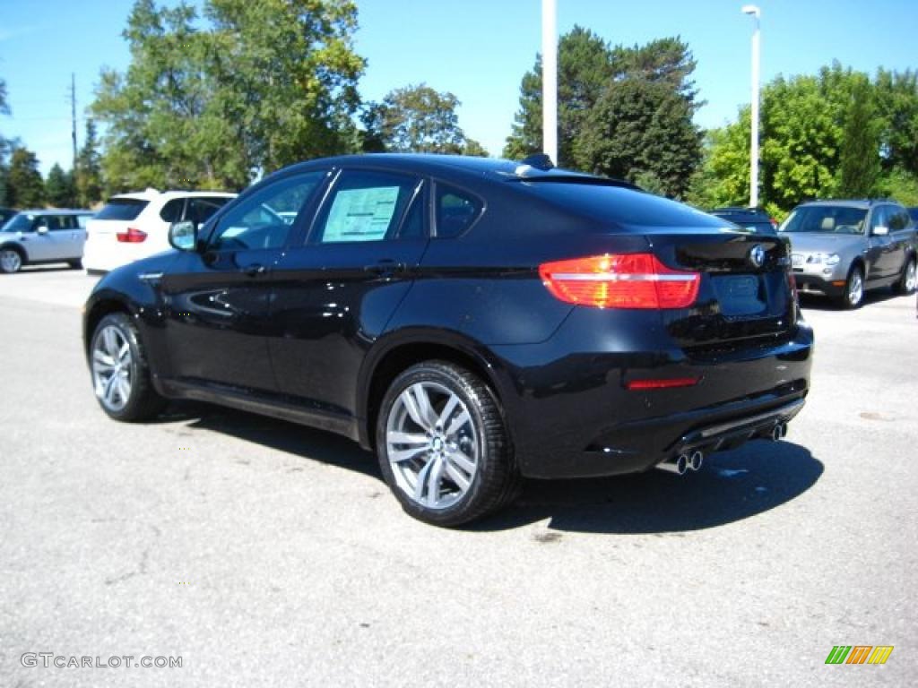 2011 X6 M M xDrive - Black Sapphire Metallic / Black Merino Leather photo #3