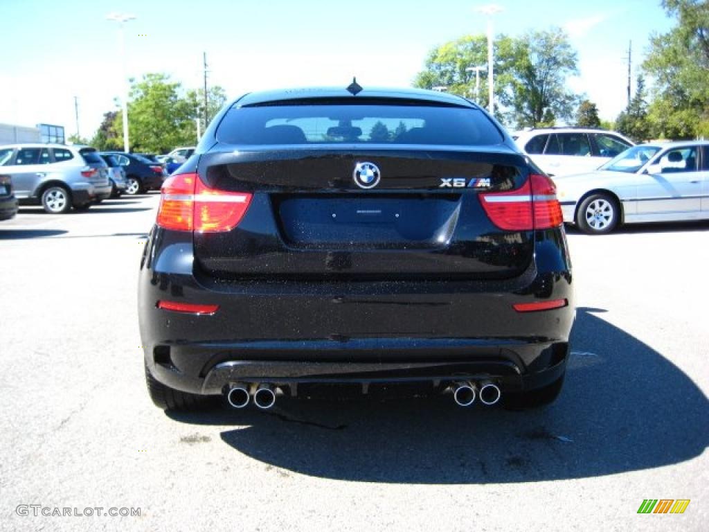 2011 X6 M M xDrive - Black Sapphire Metallic / Black Merino Leather photo #4