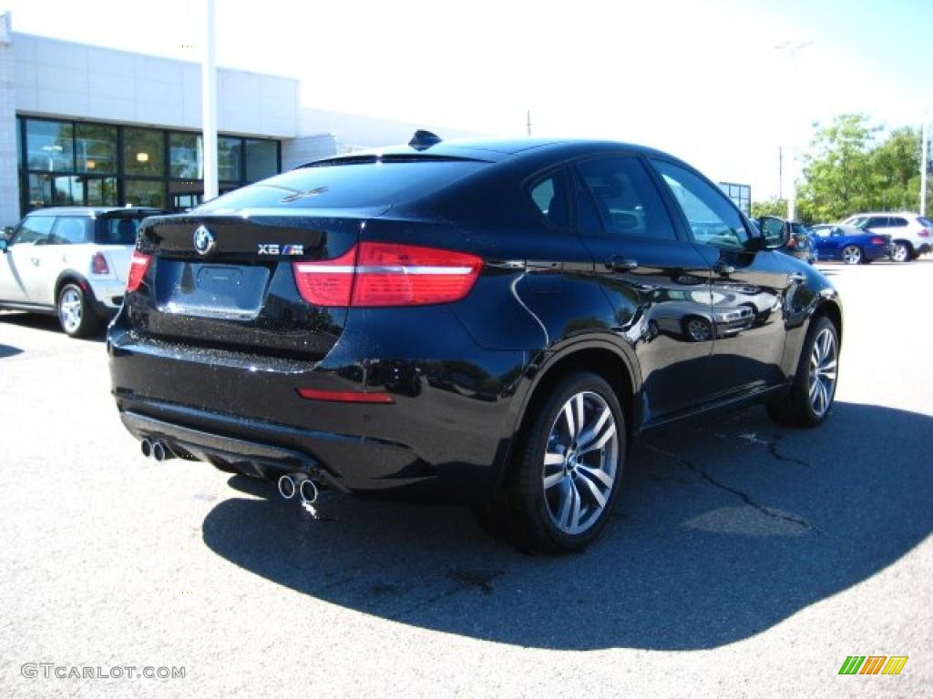 2011 X6 M M xDrive - Black Sapphire Metallic / Black Merino Leather photo #5
