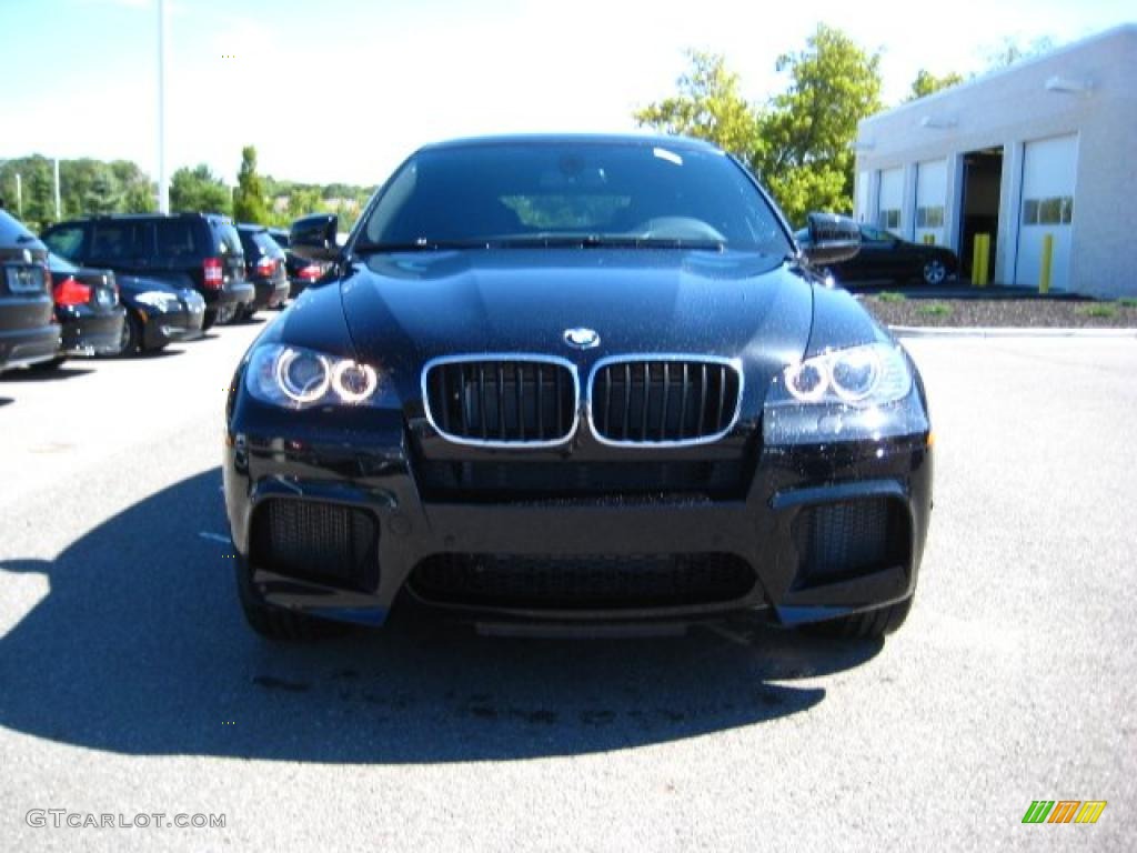 2011 X6 M M xDrive - Black Sapphire Metallic / Black Merino Leather photo #8