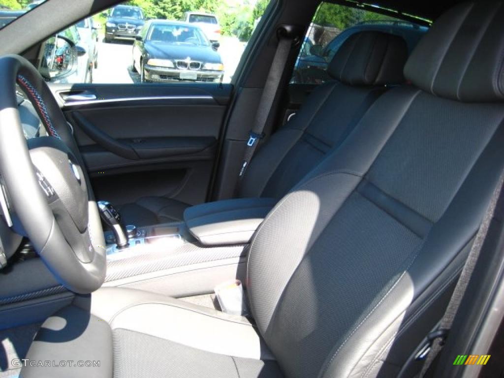 2011 X6 M M xDrive - Black Sapphire Metallic / Black Merino Leather photo #10