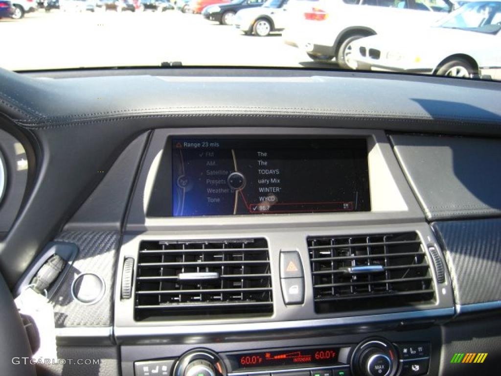 2011 X6 M M xDrive - Black Sapphire Metallic / Black Merino Leather photo #13