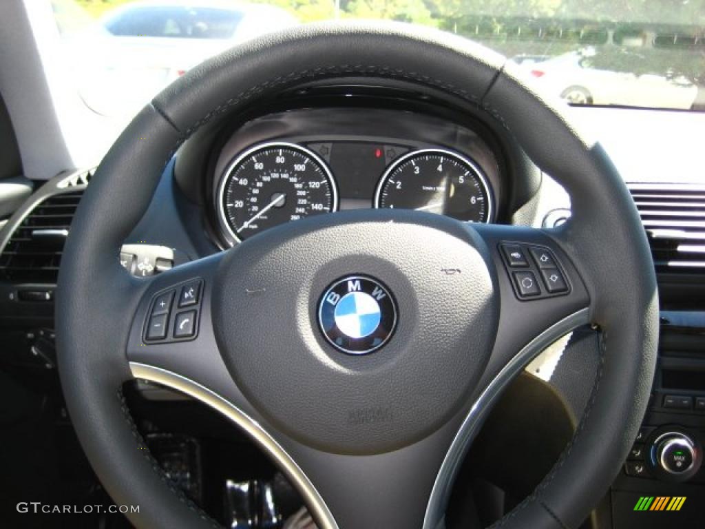 2011 1 Series 128i Coupe - Jet Black / Black photo #15