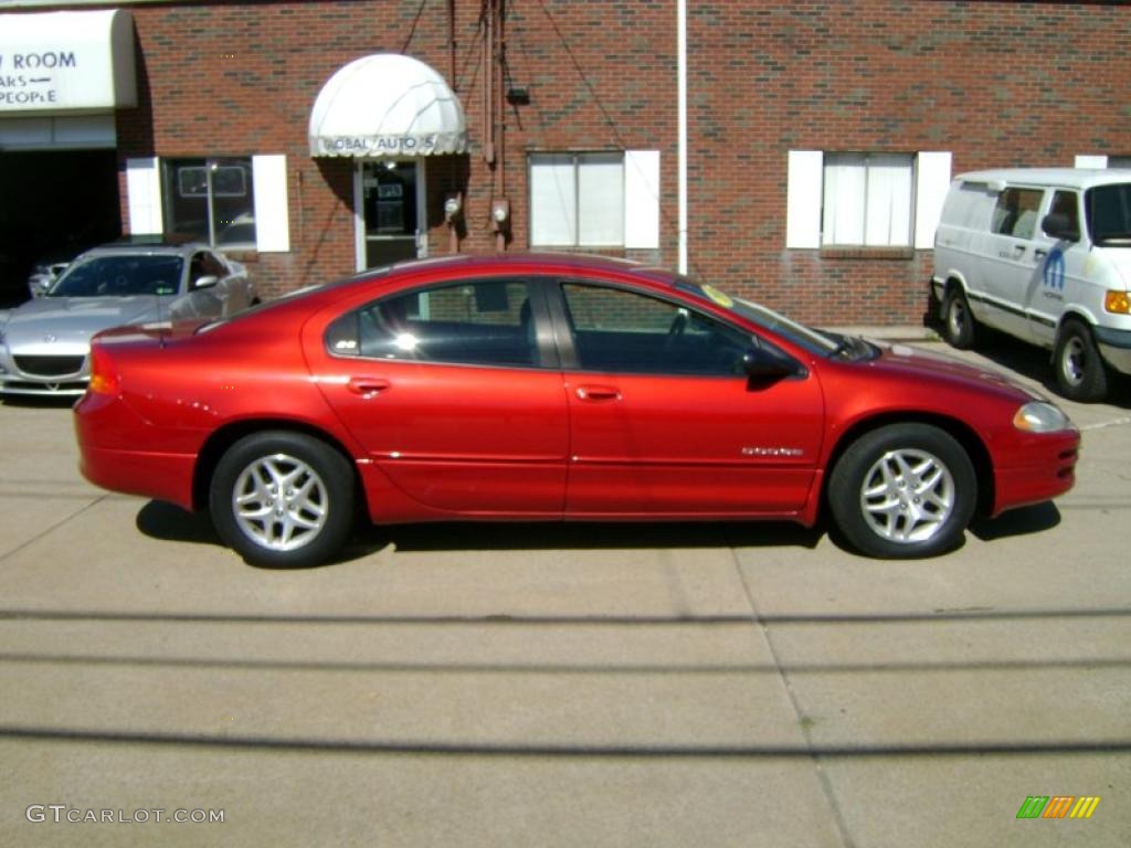 2001 Intrepid SE - Inferno Red Pearlcoat / Dark Slate Gray photo #6