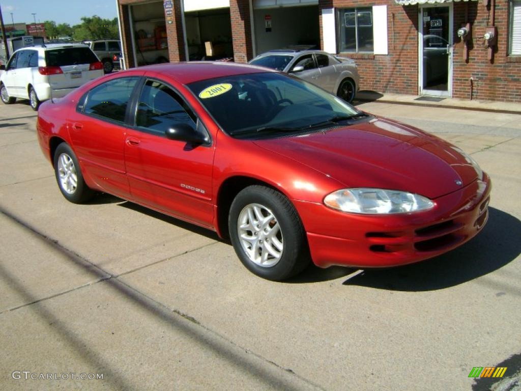 2001 Intrepid SE - Inferno Red Pearlcoat / Dark Slate Gray photo #7