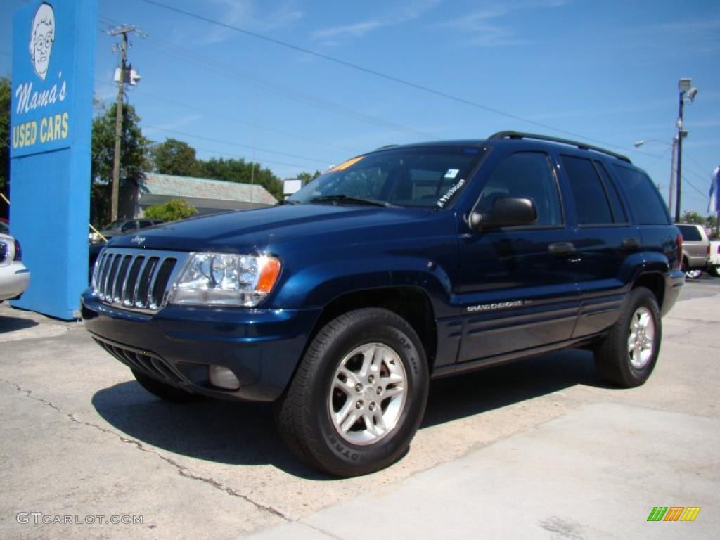 2002 Grand Cherokee Laredo 4x4 - Patriot Blue Pearlcoat / Dark Slate Gray photo #4