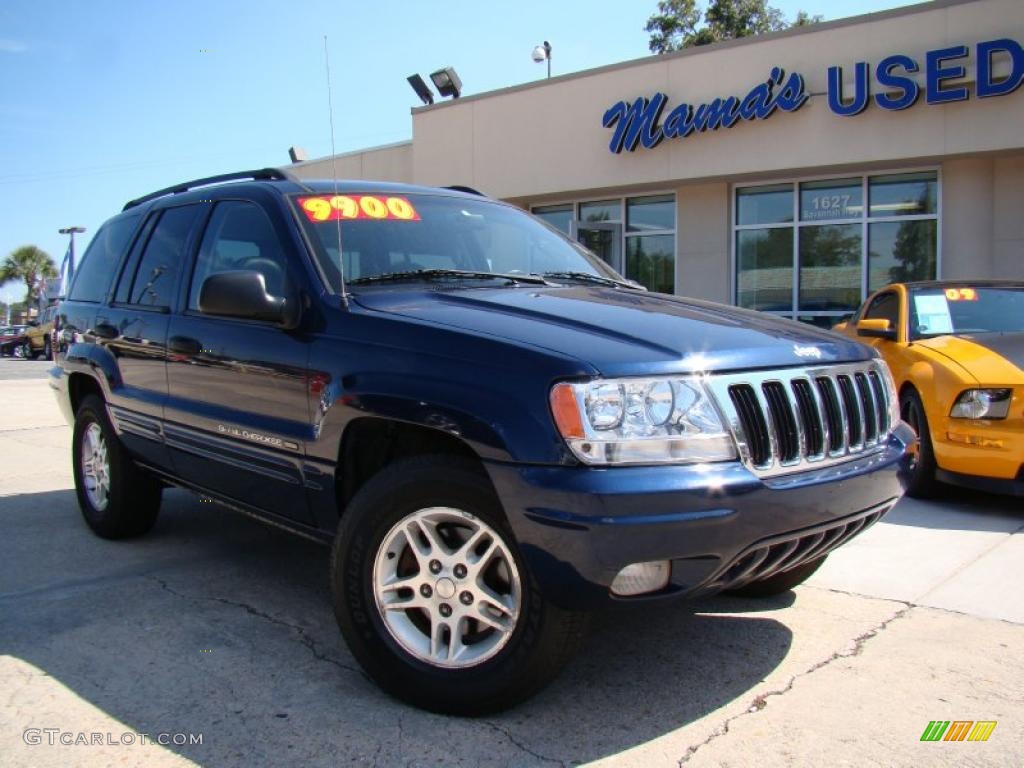 2002 Grand Cherokee Laredo 4x4 - Patriot Blue Pearlcoat / Dark Slate Gray photo #32