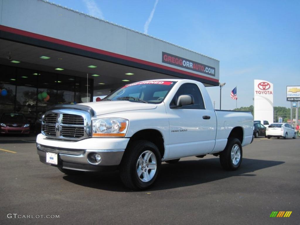 Bright White Dodge Ram 1500