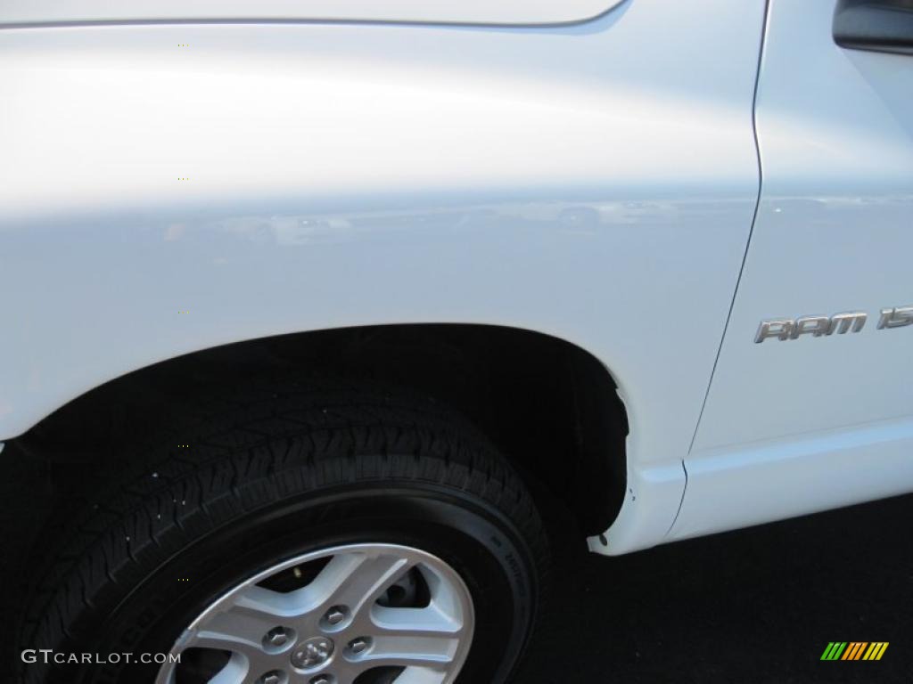 2006 Ram 1500 SLT Regular Cab 4x4 - Bright White / Medium Slate Gray photo #9