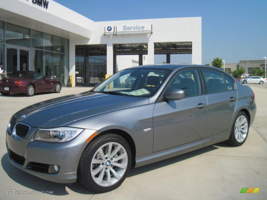 2011 3 Series 328i Sedan - Space Gray Metallic / Black photo #1