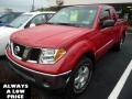 2008 Red Alert Nissan Frontier SE King Cab 4x4  photo #3
