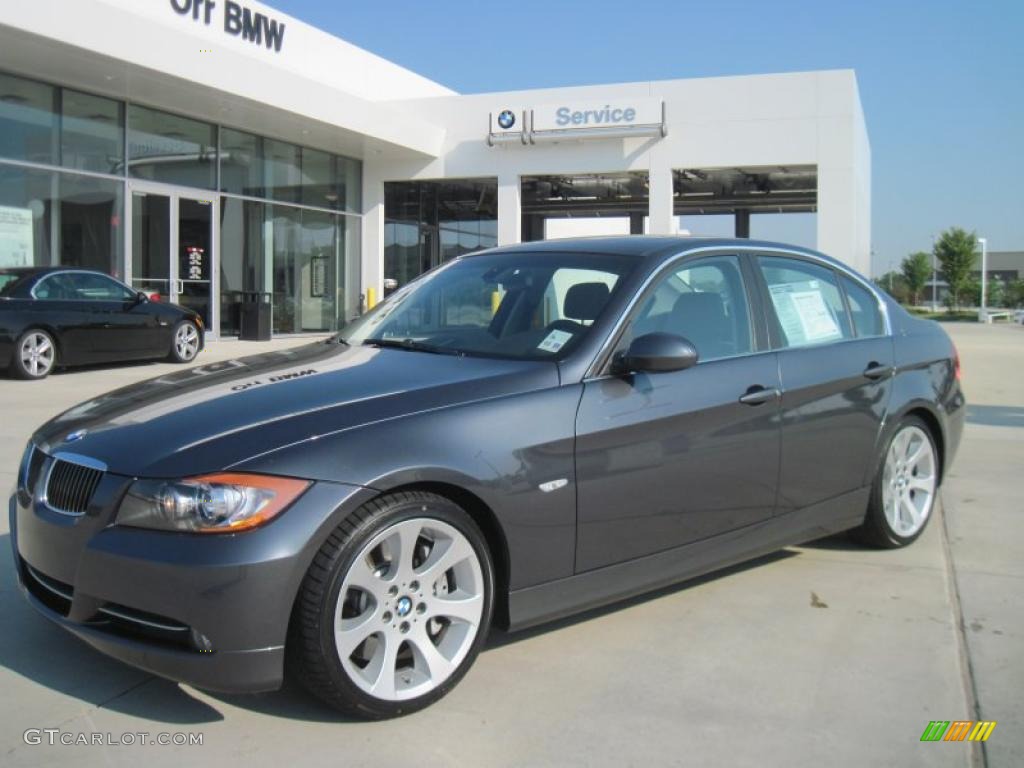 2008 3 Series 335i Sedan - Sparkling Graphite Metallic / Gray photo #1