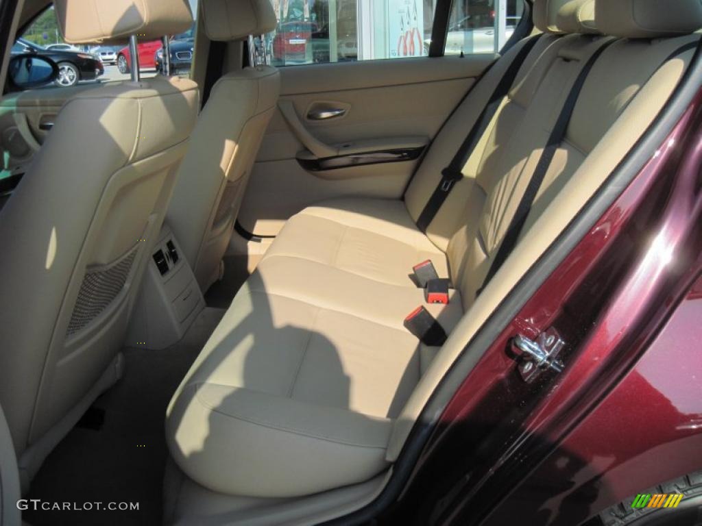 2007 3 Series 328i Sedan - Barrique Red Metallic / Beige photo #9