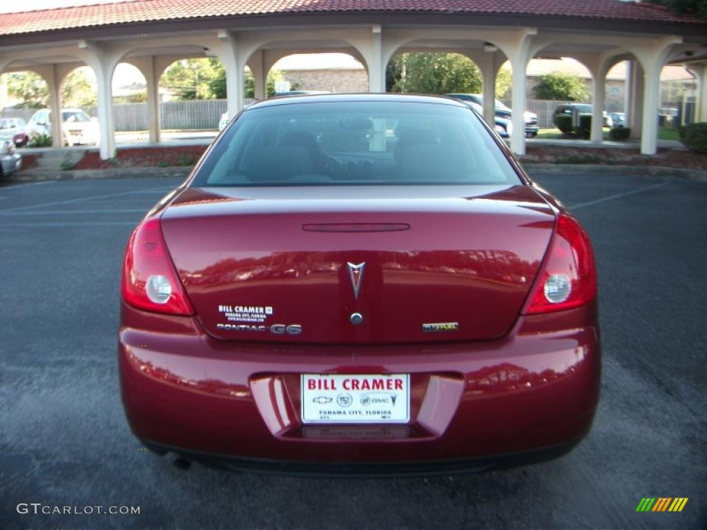 2010 G6 Sedan - Performance Red Metallic / Ebony photo #17