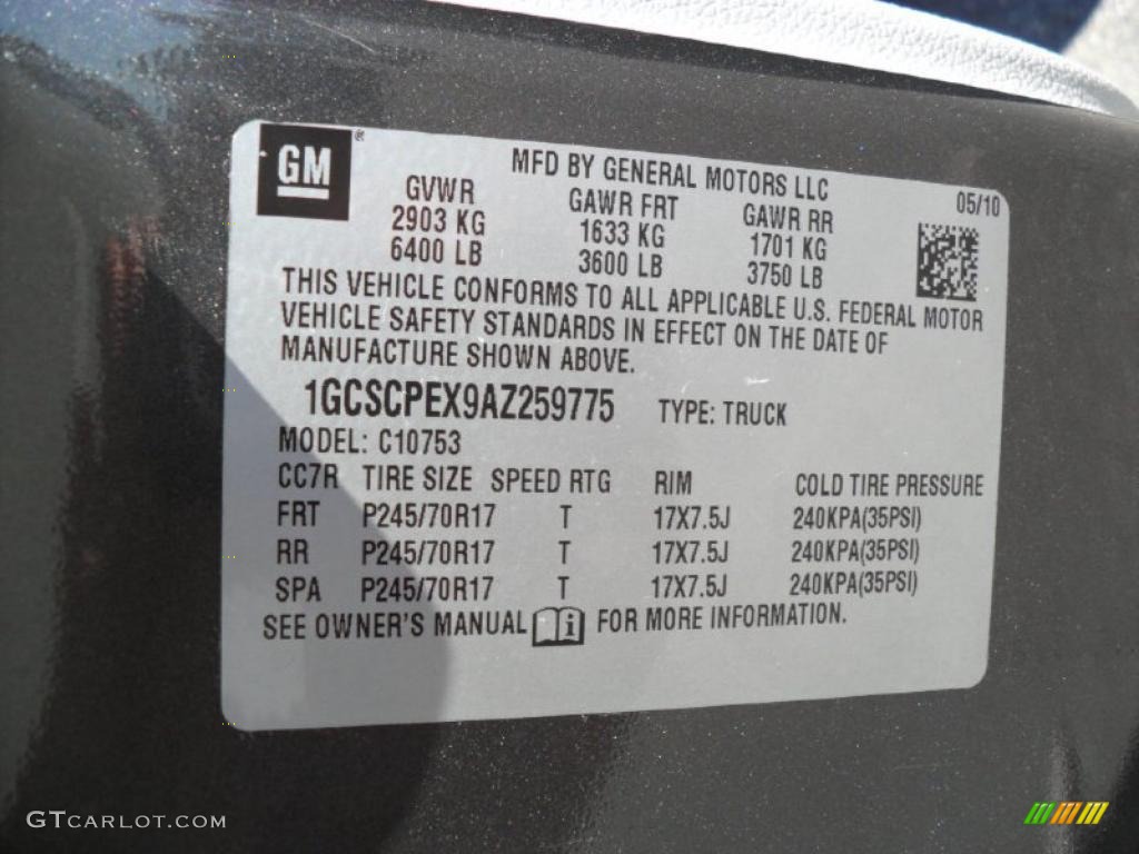 2010 Silverado 1500 LS Extended Cab - Taupe Gray Metallic / Dark Titanium photo #6