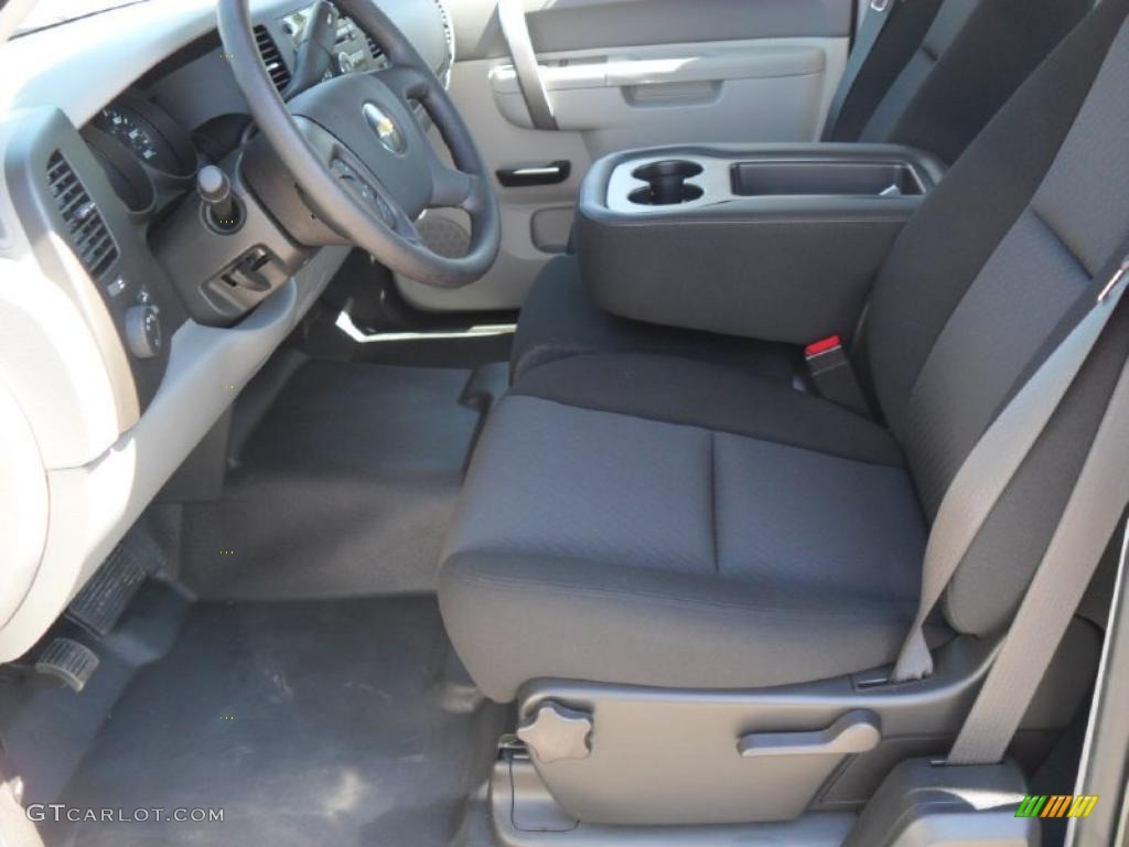 2010 Silverado 1500 LS Extended Cab - Taupe Gray Metallic / Dark Titanium photo #7