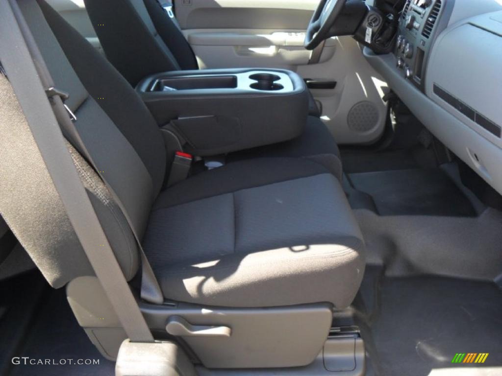 2010 Silverado 1500 LS Extended Cab - Taupe Gray Metallic / Dark Titanium photo #18