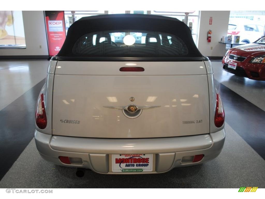 2007 PT Cruiser Touring Convertible - Bright Silver Metallic / Pastel Slate Gray photo #5