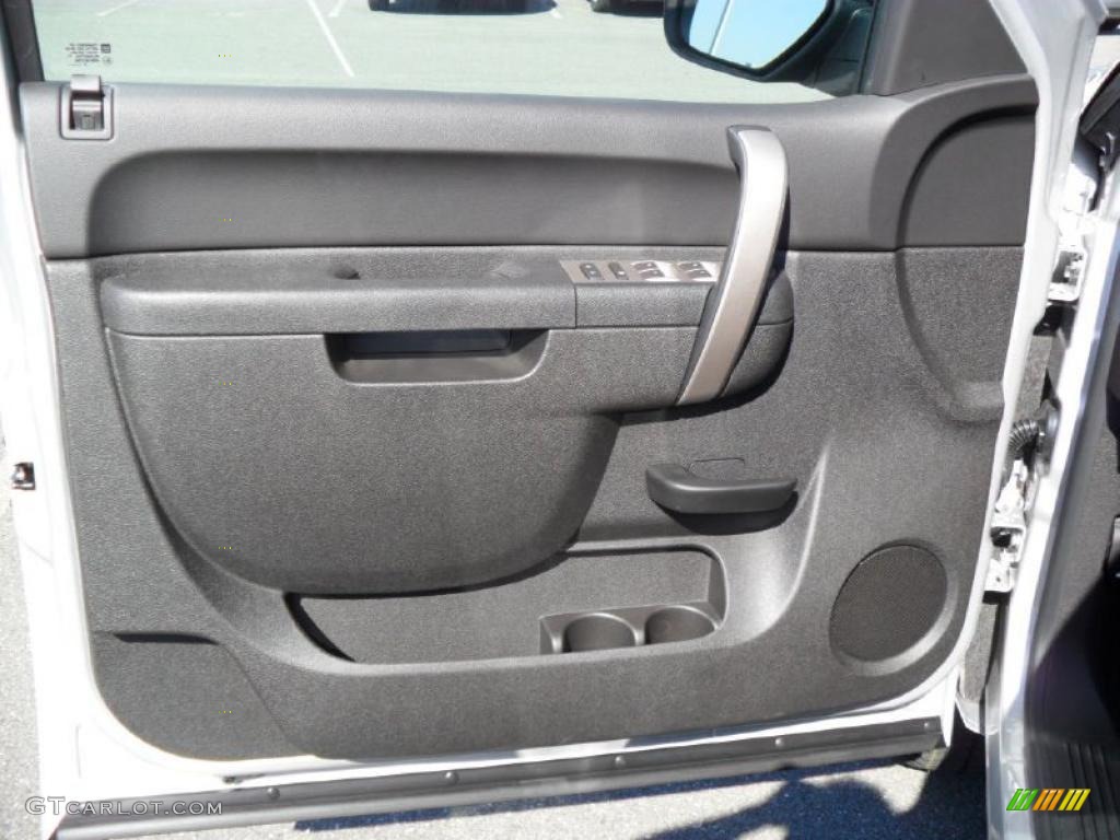 2011 Silverado 1500 LT Extended Cab - Sheer Silver Metallic / Ebony photo #8