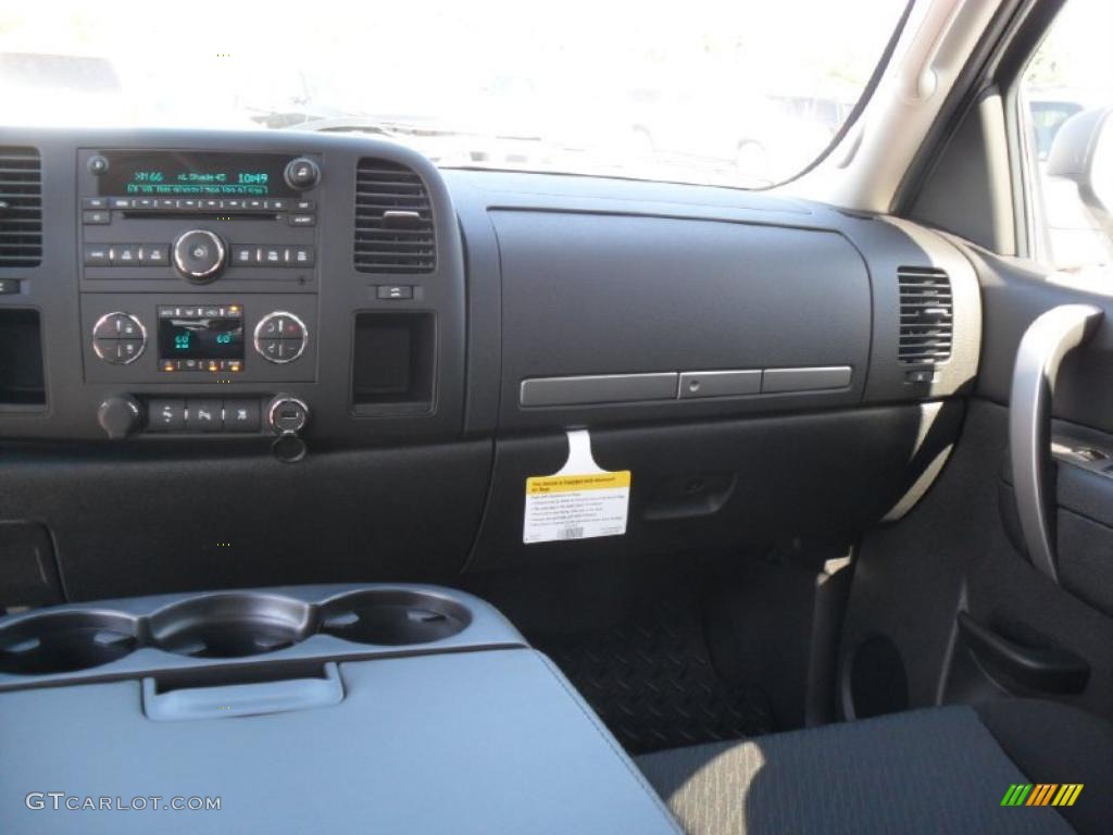 2011 Silverado 1500 LT Extended Cab - Sheer Silver Metallic / Ebony photo #14