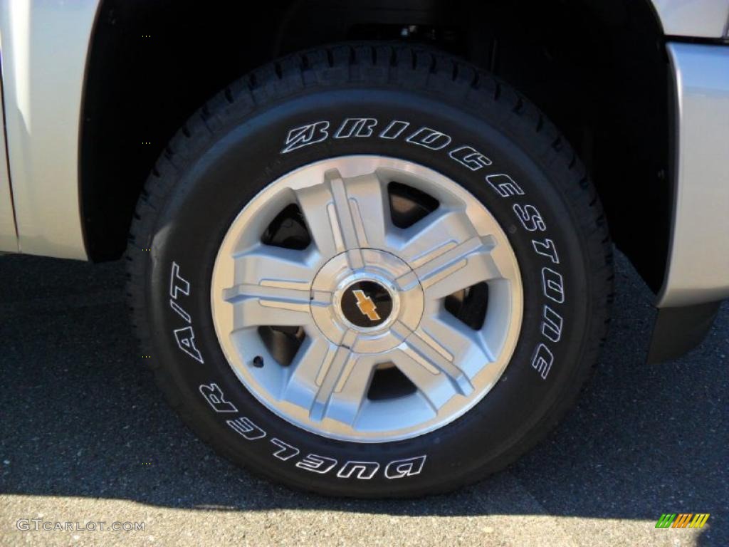 2011 Silverado 1500 LT Extended Cab - Sheer Silver Metallic / Ebony photo #21