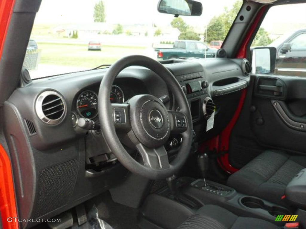 2011 Wrangler Sport 4x4 - Flame Red / Black photo #9