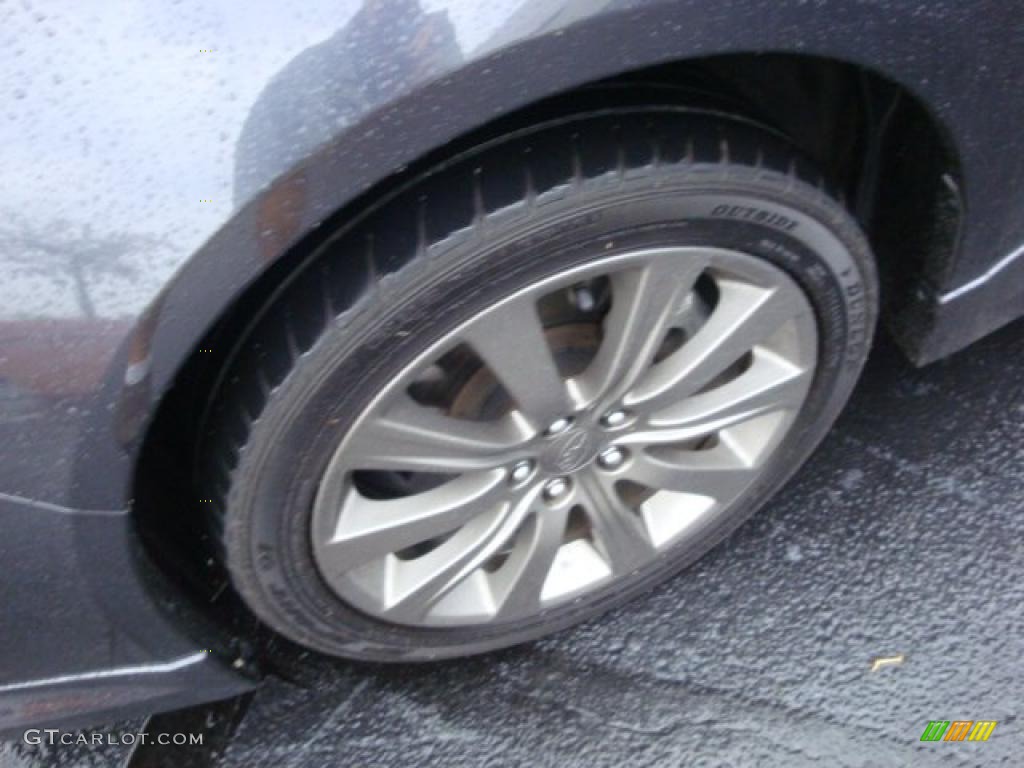 2009 Impreza WRX Sedan - Dark Gray Metallic / Carbon Black photo #9