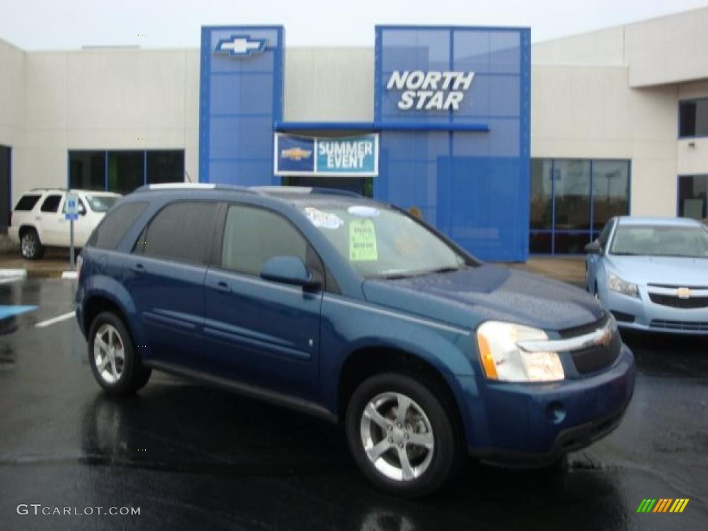 2007 Equinox LT AWD - Bermuda Green Metallic / Light Gray photo #1