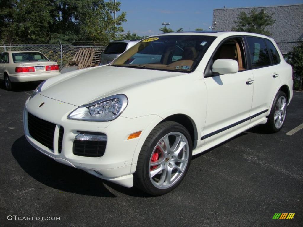 2010 Cayenne GTS - Sand White / Havanna/Sand Beige photo #2