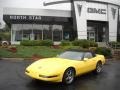 1991 Yellow Chevrolet Corvette Convertible  photo #1