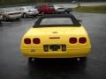 1991 Yellow Chevrolet Corvette Convertible  photo #6