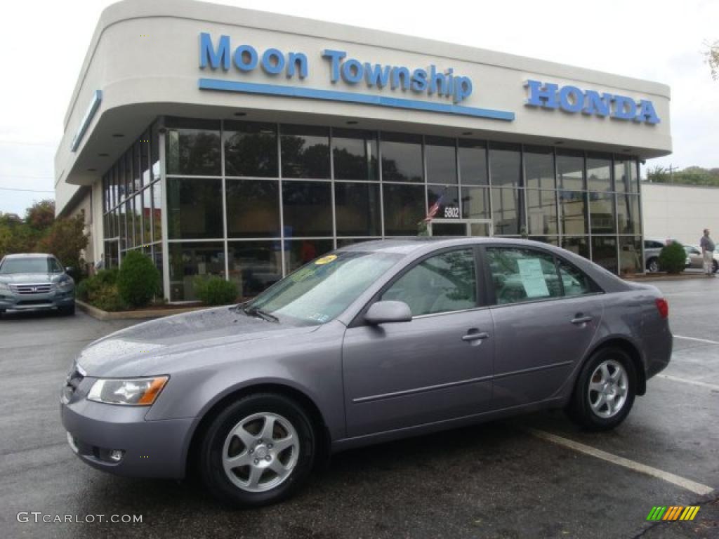 2006 Sonata LX V6 - Steel Gray / Gray photo #1