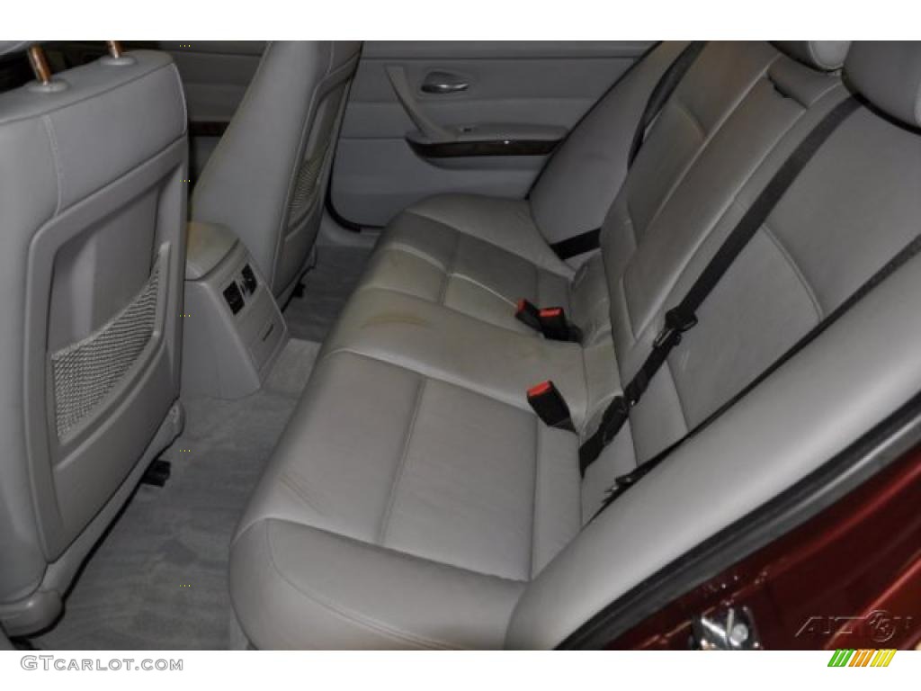 2007 3 Series 328xi Sedan - Barrique Red Metallic / Grey photo #14