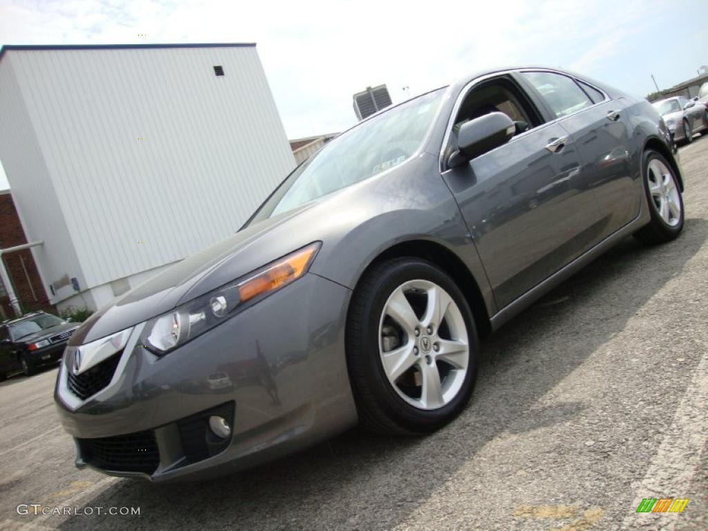 2010 TSX Sedan - Polished Metal Metallic / Ebony photo #1