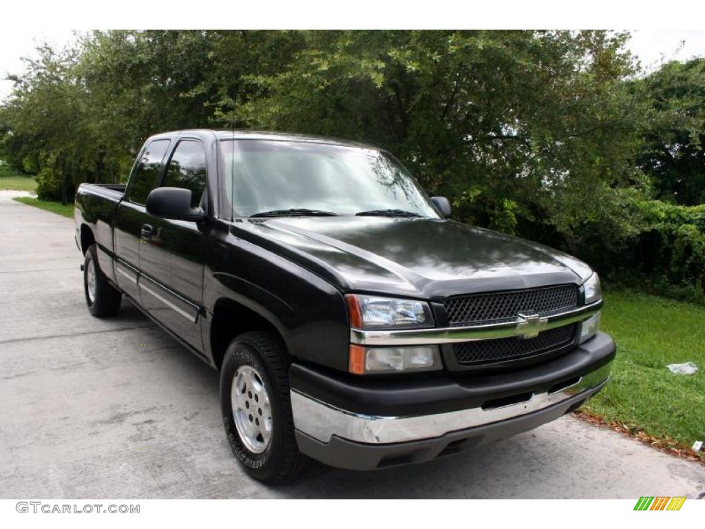 2003 Silverado 1500 Z71 Extended Cab 4x4 - Dark Gray Metallic / Dark Charcoal photo #16