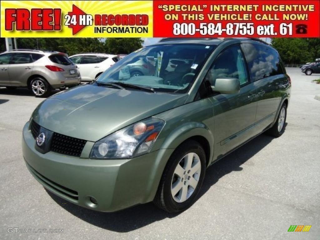 Jade Green Metallic Nissan Quest